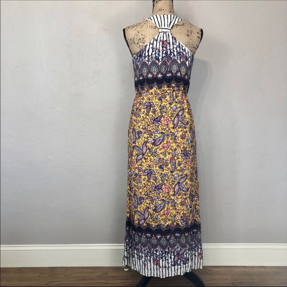 Lucky Brand Floral Midi Dress Size M - Picture 4 of 8